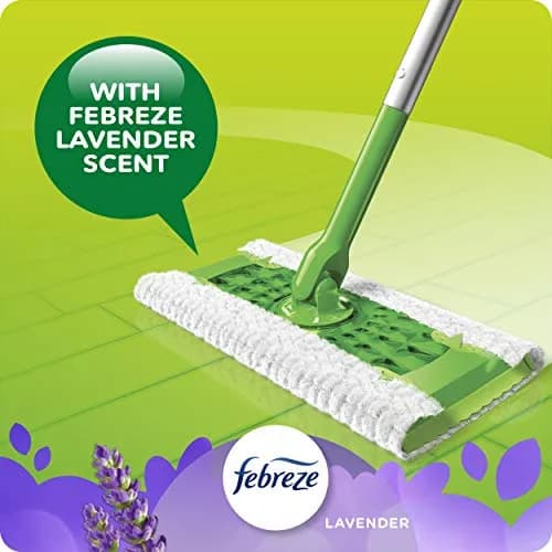 Swiffer Sweep + Mop Dry Pads Refill 32ct (96 Total Cloths) | Traps Dirt & Dust Better Than a Broom thumbnail 8