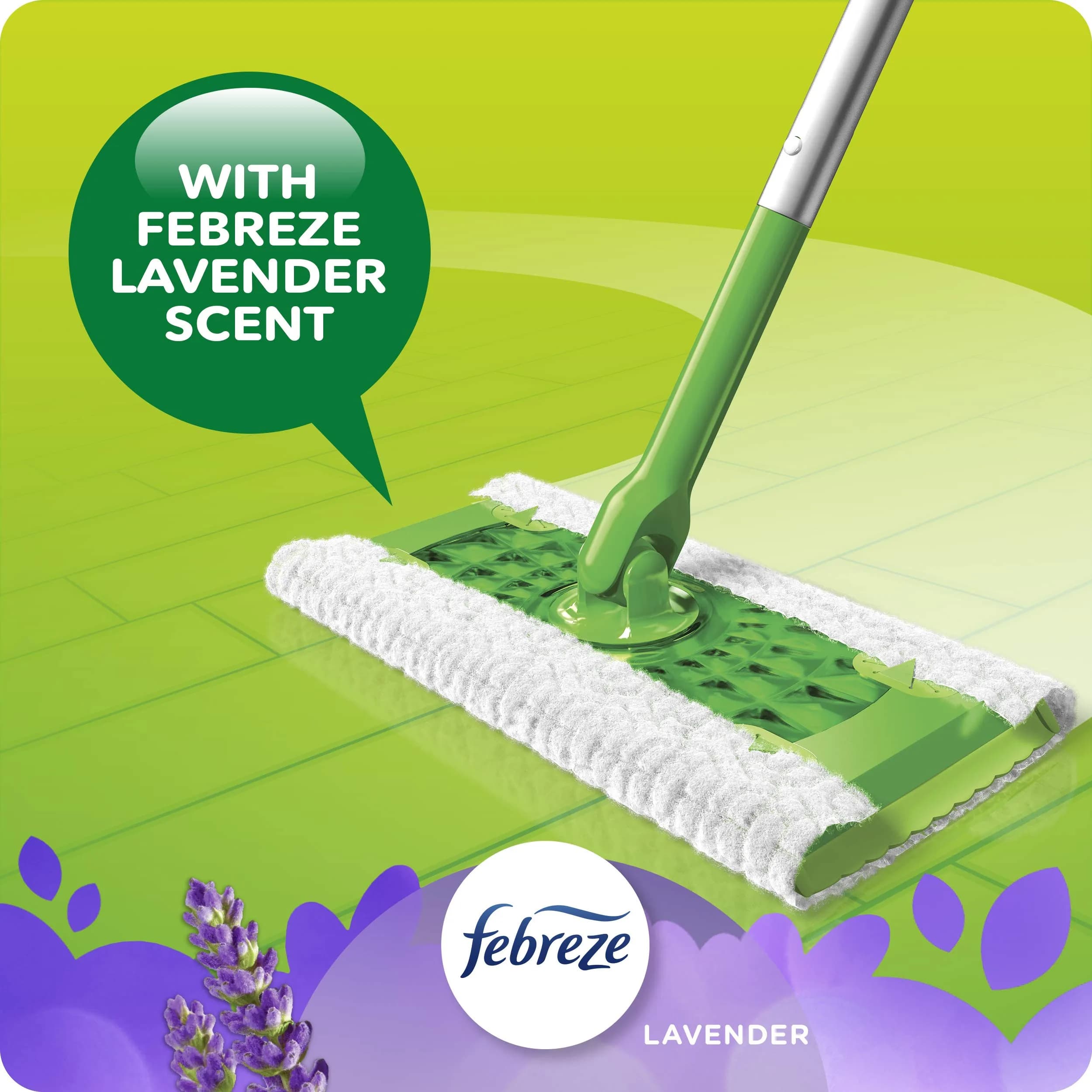 Swiffer Sweep + Mop Dry Pads Refill 32ct (96 Total Cloths) | Traps Dirt & Dust Better Than a Broom - view 8