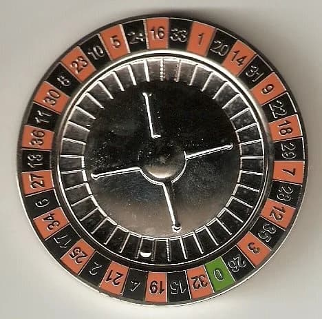 Poker Weight Roulette Card Guard 65g (2.25 inch) | Authentic USA Import for Indian Casinos thumbnail 1