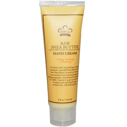 Nubian Heritage Raw Shea Butter Hand Cream 4 Oz | Anti-Aging Moisturizer for Mature Skin thumbnail 1