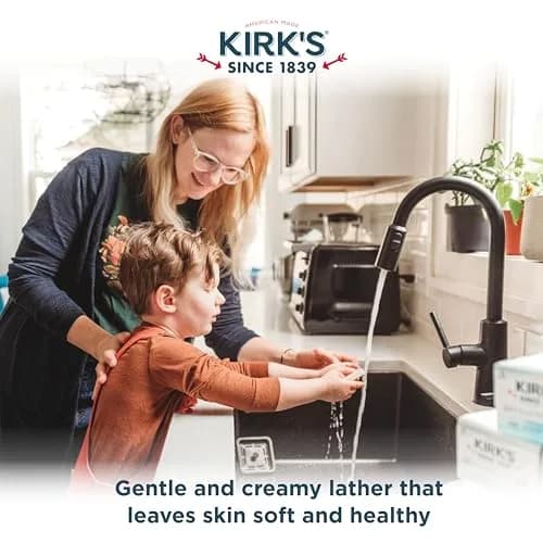 Kirk's Coconut Castile Bar Soap 4 oz | Sensitive Skin Vegan Unscented thumbnail 6
