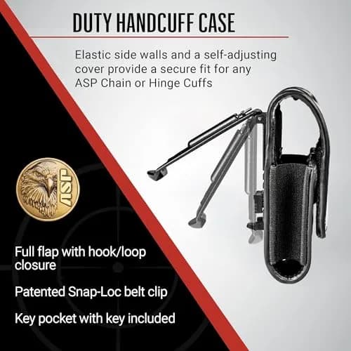 ASP Duty Handcuff Case Chain/Hinge ASPtec High Gloss | Secure Police & Security Gear thumbnail 2
