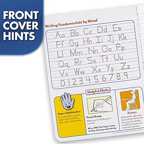 Mead Primary Composition Book, Grades K-2, 100 Sheets (7.5" x 9.75") | Primary Ruled Journal with Manuscript Alphabet thumbnail 6