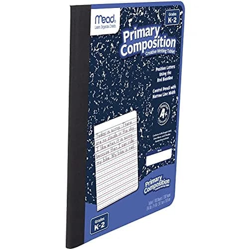Mead Primary Composition Book, Grades K-2, 100 Sheets (7.5" x 9.75") | Primary Ruled Journal with Manuscript Alphabet thumbnail 8