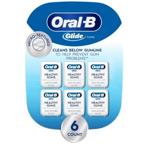 Oral-B Glide Healthy Gums Unflavored Dental Floss 50m (164 ft) | Dentist Recommended for Healthy Gums thumbnail 1