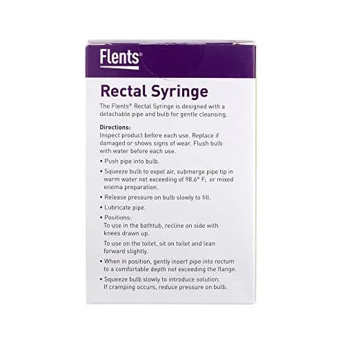 Flents Reusable Rectal Syringe Bulb 8 oz | Latex-Free Personal Hygiene Tool thumbnail 5