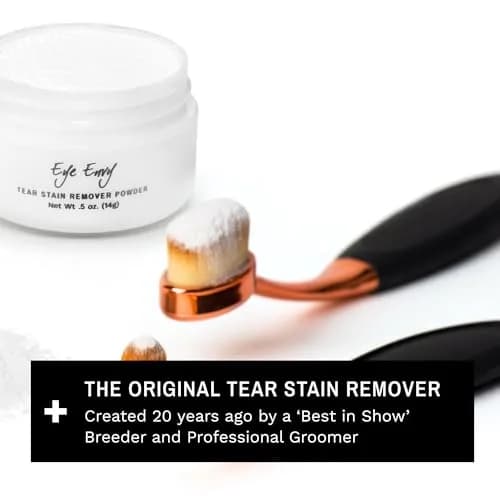 Eye Envy Tear Stain Remover Powder for Dogs and Cats 0.5 oz (14.17 g) | Natural, Safe Formula for Stain-Free Eyes thumbnail 8