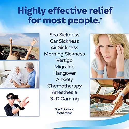 Sea-Band Gray Acupressure Bracelets (2-Pack) | Drug-Free Motion Sickness Relief thumbnail 5
