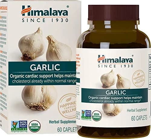 Himalaya USDA Organic Garlic Supplements 1400 mg | Supports Heart & Immunity thumbnail 2
