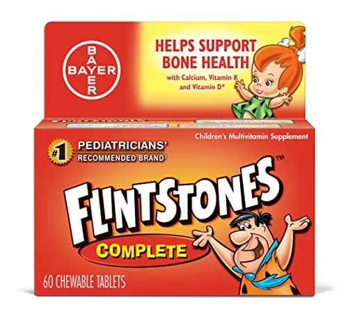 Flintstones Vitamins Complete Multivitamin Chewables 60 ct | Supports Child Growth & Development thumbnail 1