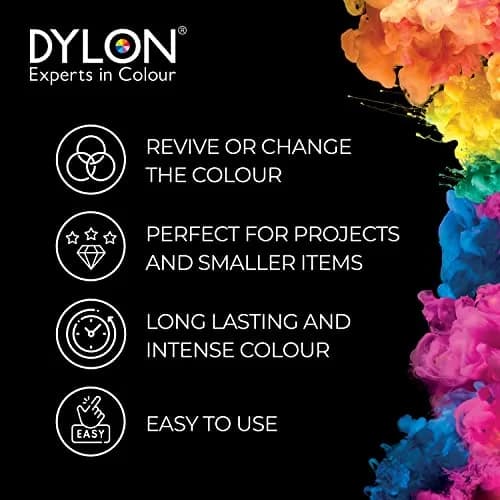 Dylon Intense Violet Nvi Hand Dye Sachet 50 g | Rich Colour for Natural & Delicate Fabrics thumbnail 2