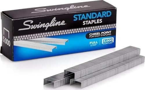Swingline Standard Staples 5000 Count (25 Sheets Capacity) | Reliable Performance for Office & Home thumbnail 1