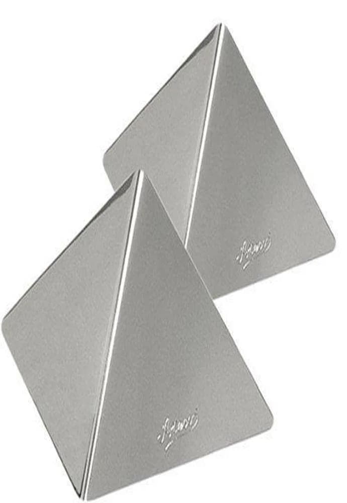 Ateco Stainless Steel Small Pyramid Mold 2.25x1.5-Inches | Professional Baking Tool — Pyramid / Molds