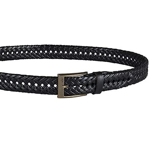 Dockers Men's Leather Braided Casual and Dress Belt | Fully Adjustable, 100% Leather, Versatile Style (70-120 chars) thumbnail 3