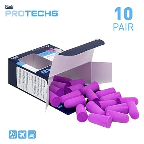 Flents Protechs Quiet Time Foam Ear Plugs NRR 33 | 10 Pair Purple thumbnail 2