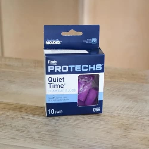 Flents Protechs Quiet Time Foam Ear Plugs NRR 33 | 10 Pair Purple thumbnail 3