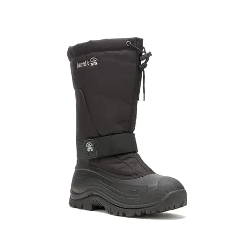 Kamik Greenbay 4 Men's Waterproof Snow Boots - Black | -40°F Insulated Winter Boot thumbnail 1