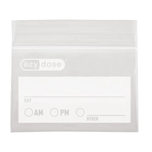 EZY DOSE Disposable Zippered Seal Pill Pouches, Write on Label, 50 Count | FDA Approved Personal Pill Dispenser thumbnail 5