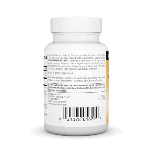 Source Naturals Pomegranate Extract 500 mg | Antioxidant Support for Optimal Health (70-120 chars) thumbnail 3