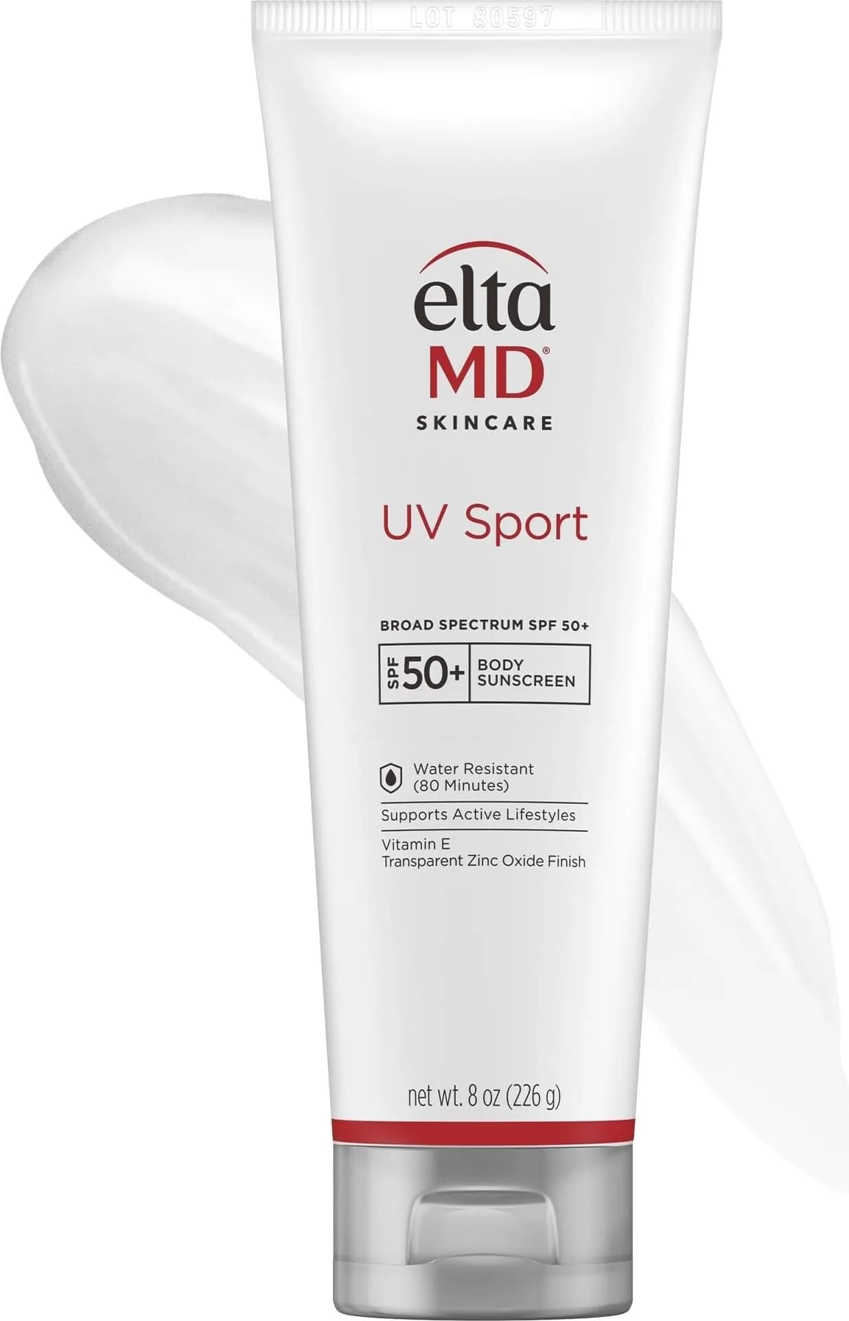 EltaMD UV Sport Sunscreen Lotion SPF 50 237ml (8 Fl Oz) | Water and Sweat Resistant 80 Min thumbnail 1