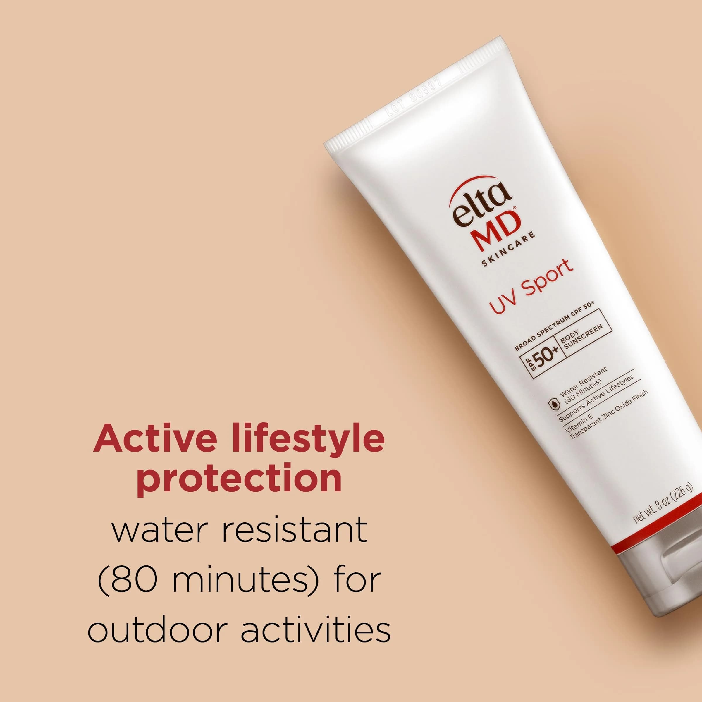 EltaMD UV Sport Sunscreen Lotion SPF 50 237ml (8 Fl Oz) | Water and Sweat Resistant 80 Min thumbnail 2