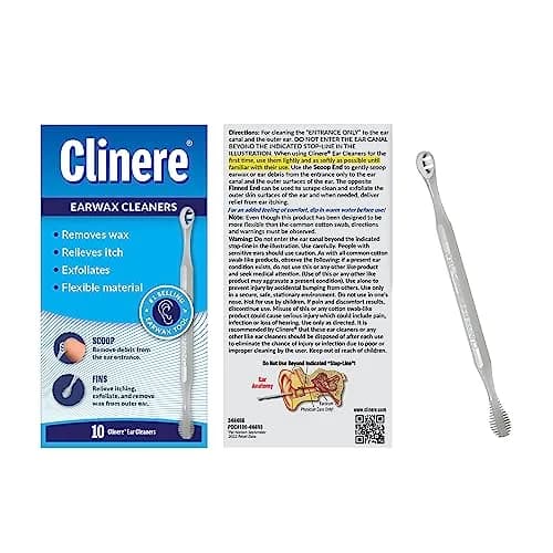 Clinere Ear Cleaners Ear Wax Removal Tool Itch Relief 30 Count | Safe, Reusable Earwax Cleaner for Gentle Ear Care thumbnail 3