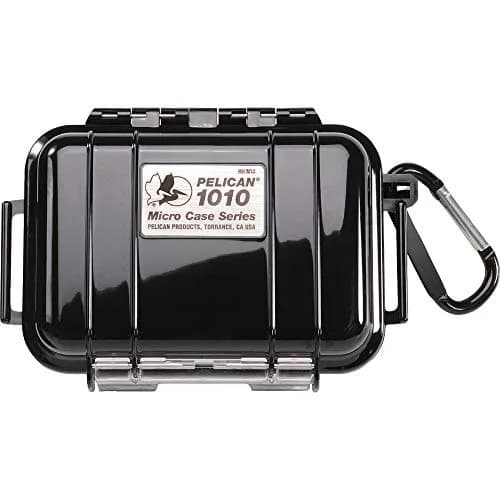Pelican 1010 Micro Case Black 0.2L (0.007 cu ft) | Watertight Hard Shell for Electronics thumbnail 1