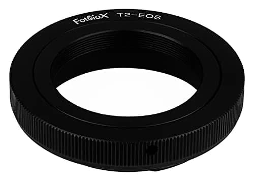 Fotodiox T-Mount (T/T-2) Screw Mount Lens to Canon EOS (EF, EF-S) Mount Adapter | Manual Focus & Aperture Control thumbnail 1