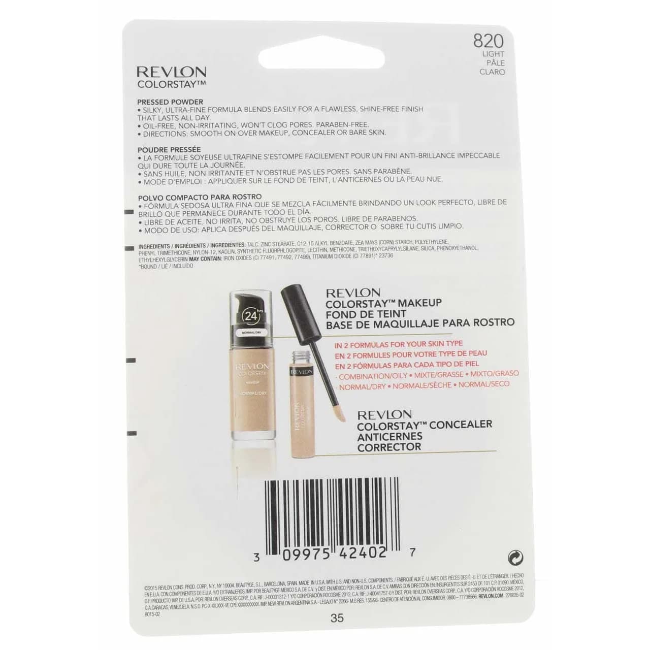 Revlon ColorStay Pressed Powder Light 820 60g (2.12 oz) | All-Day Shine Control - view 2