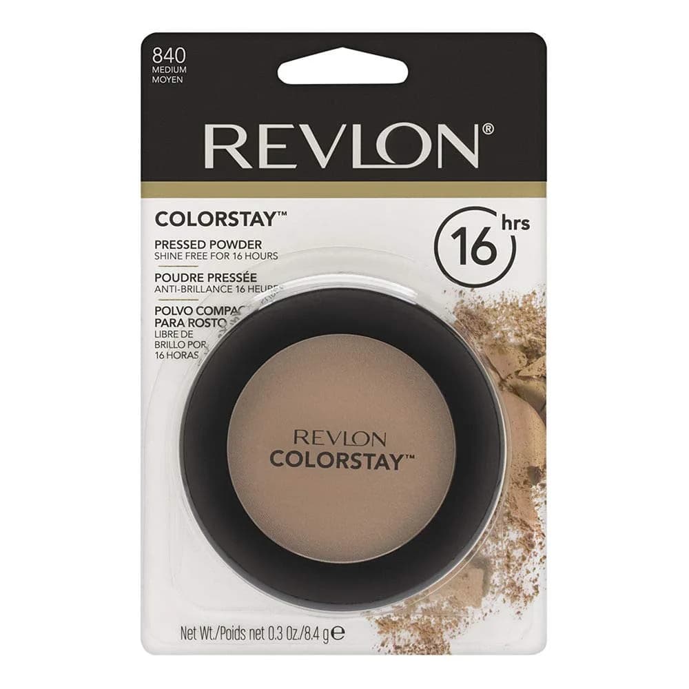 Revlon ColorStay Pressed Powder Medium 840 68g (0.6 Oz) | Matte Finish, 16-Hour Wear - main product image