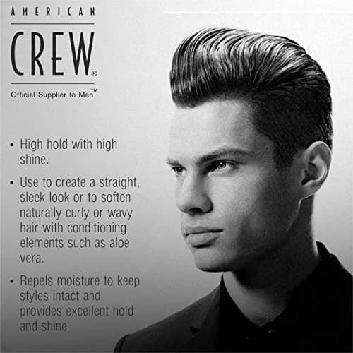 American Crew Men's Grooming Cream for High Hold & Shine, 100ml (3.38 Fl Oz) | Styling Cream for Sleek Looks thumbnail 3