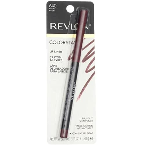 REVLON ColorStay Lipliner Pencil Raisin 640 0.02 oz (2-Pack) | Long-Lasting Definition thumbnail 1