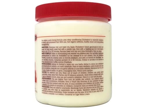 Queen Helene Cholesterol Hair Conditioning Cream 444ml (15 Fl Oz) Pack of 6 | Deep Conditioning Treatment for Damaged Hair thumbnail 3