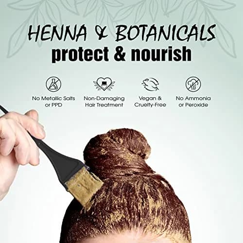 Light Mountain Organic Hair Color & Conditioner - Burgundy | Chemical-Free Semi-Permanent Hair Dye thumbnail 6