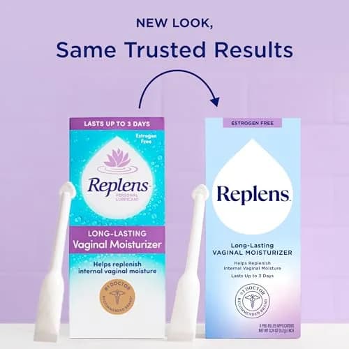 Replens Long Lasting Vaginal Moisturizer 8 Applicators | Estrogen-Free, 3-Day Hydration thumbnail 4