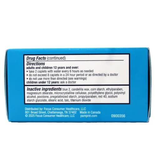 Pamprin Maximum Strength Multi-Symptom Menstrual Relief Tablets, 40-Count Boxes (Pack of 3) | Effective Menstrual Discomfort Relief thumbnail 5