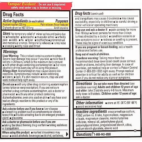 Percogesic Original Pain Relief 90 Coated Caplets | Aspirin-Free Fast Acting Relief for Headaches & Arthritis thumbnail 7