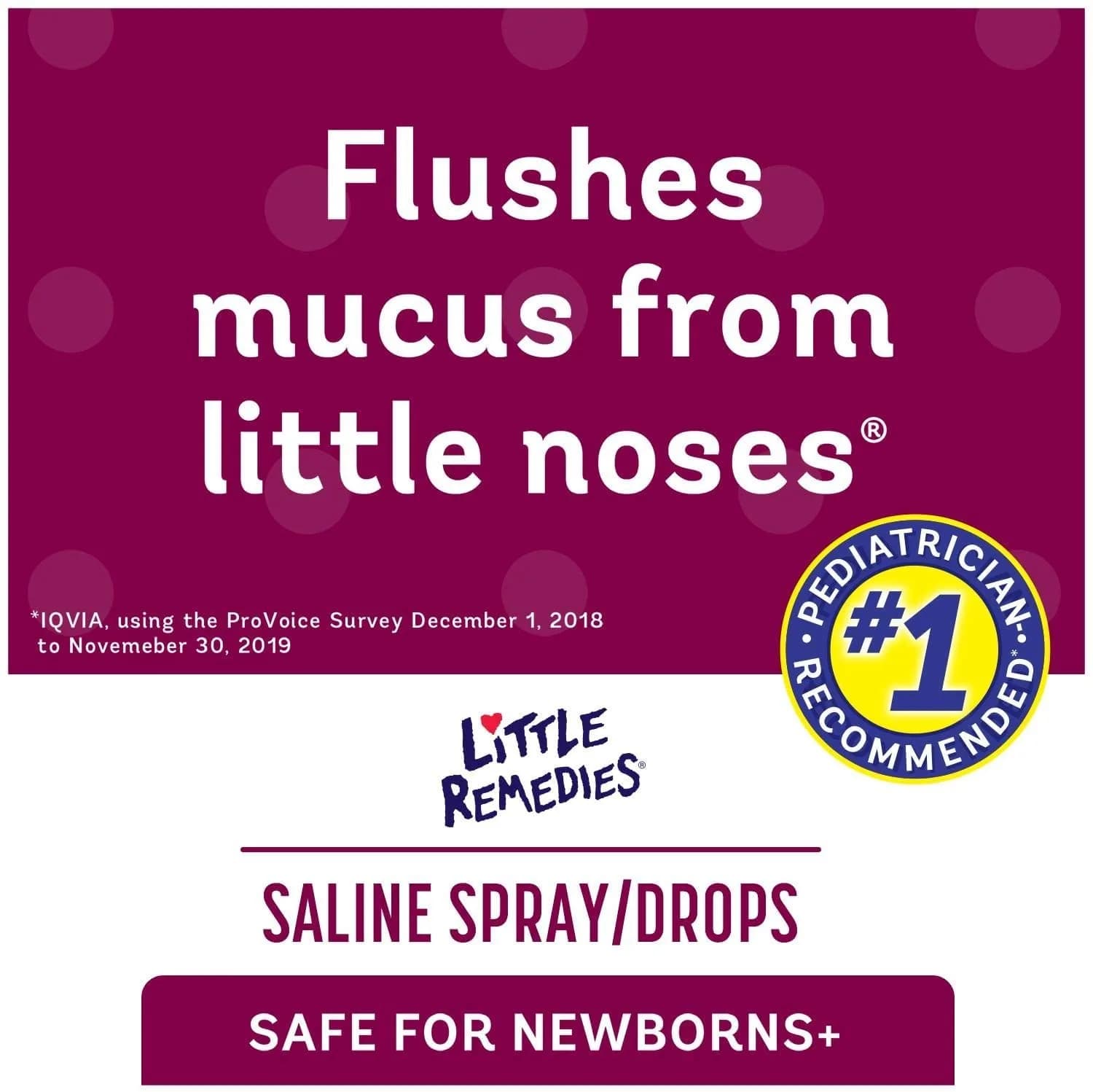 Little Remedies Sterile Baby Saline Nasal Spray and Drops 1 Fl Oz, Pack of 6 | Drug-Free Relief for Newborns - view 2