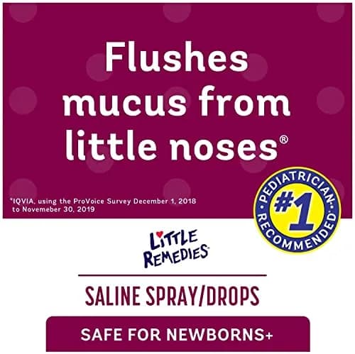 Little Remedies Sterile Baby Saline Nasal Spray and Drops 1 Fl Oz (Pack of 6) | Pediatrician Recommended for Newborns thumbnail 2