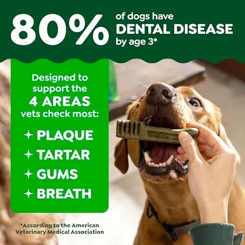 Greenies Teenie Original Natural Dental Dog Treats, Chicken, 65 Count (18 oz / 510 g) | Veterinarian-Recommended Dental Care for Dogs 5-15 lbs - view 3