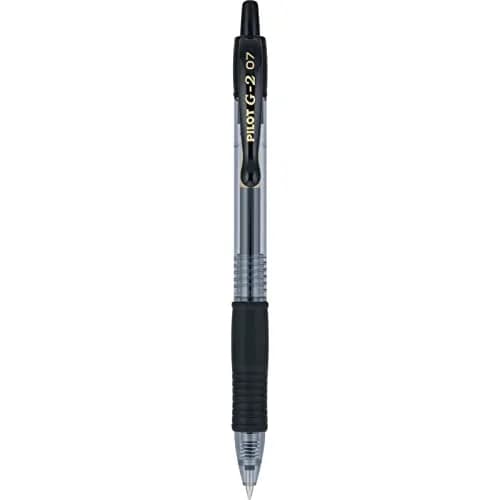 PILOT G2 Retractable Gel Pens, Fine Point 0.7mm, Black Ink, 12-Pack | Smooth Writing, Long-Lasting, Acid-Free thumbnail 5