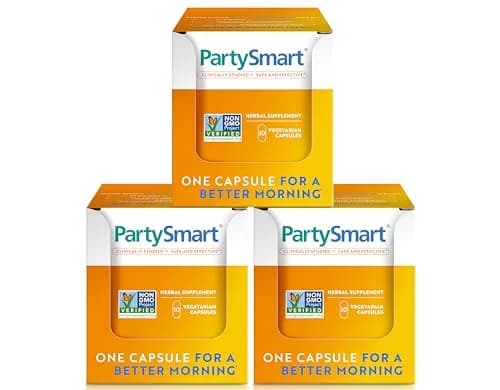 Himalaya PartySmart Liver Support 10 Capsules | Supports Alcohol Metabolism, Vegan & Non-GMO thumbnail 1
