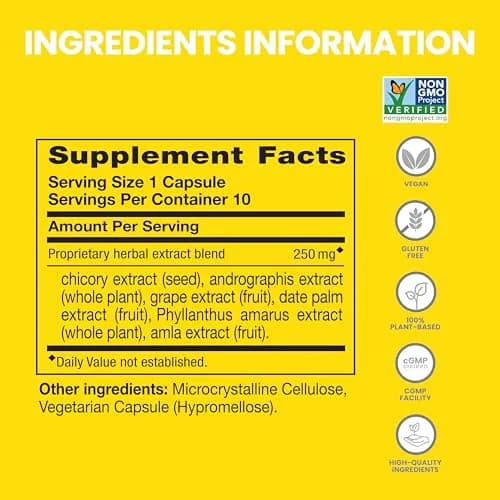 Himalaya PartySmart Liver Support 10 Capsules | Supports Alcohol Metabolism, Vegan & Non-GMO thumbnail 2