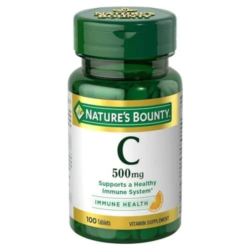Nature's Bounty Vitamin C 500 mg Tablets 600 ea | Supports Immune & Antioxidant Health thumbnail 1