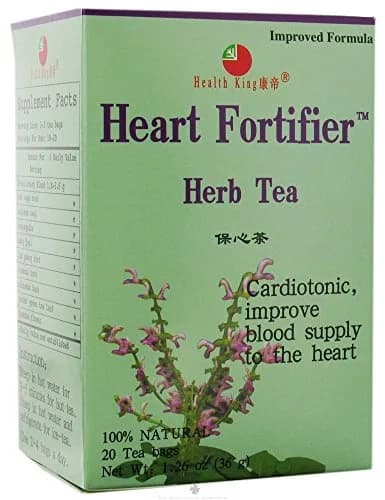 Health King Heart Fortifier Herb Tea, Teabags, 20-Count Box (Pack of 4) | Heart & Circulation Support thumbnail 1
