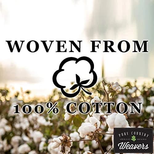 Pure Country Weavers Labrador Retriever with Puppy Blanket 54x54 | Vibrant Woven Cotton Dog Portrait thumbnail 9