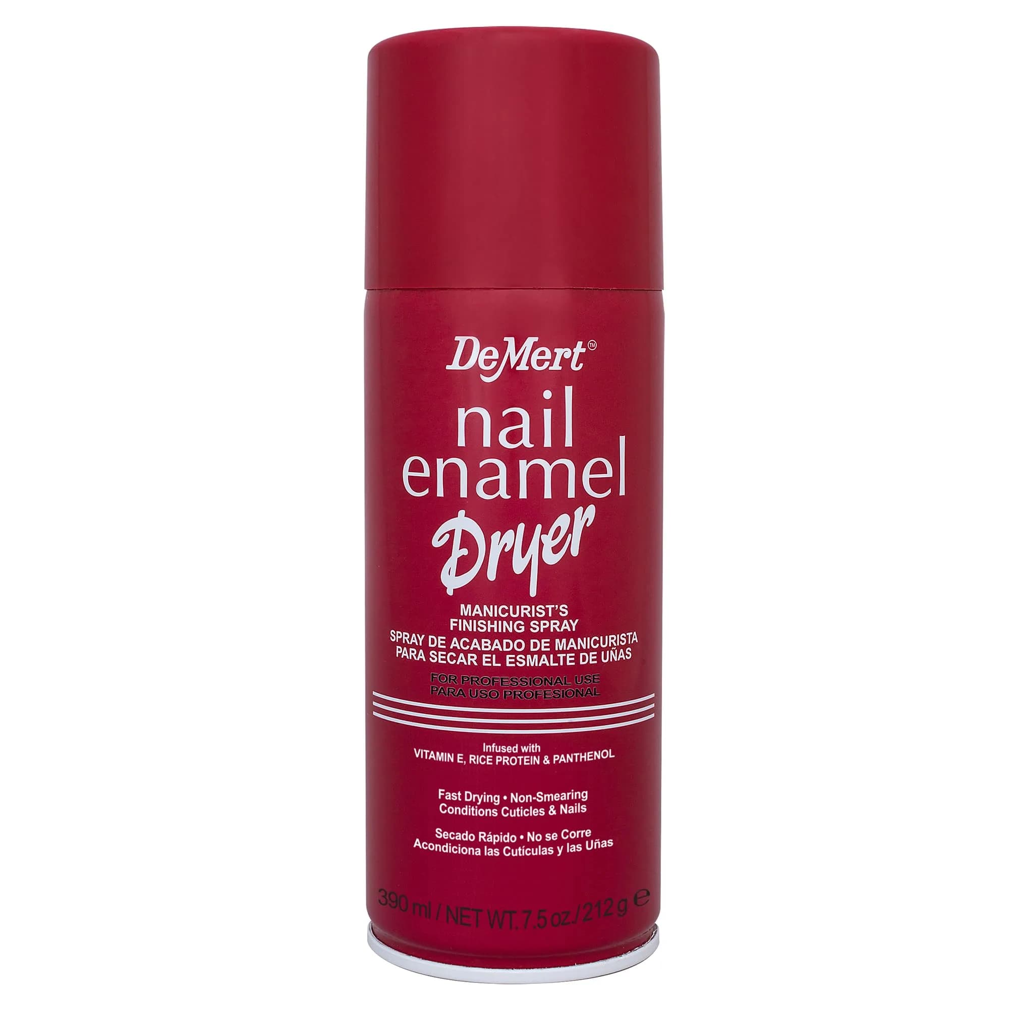 Demert Nail Enamel Dryer Spray 7.5 fl oz | Fast Drying, Conditions Nails & Cuticles