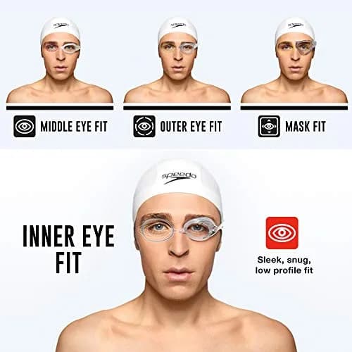 Speedo Unisex-Adult Swim Goggles Mirrored Vanquisher 2.0 | Wide Panoramic View, Anti-Fog & UV Protection thumbnail 2