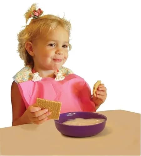 Baby Buddy Baby Bib Clip Turns Cloth, Towel, Napkin into Disposable Bibs | Safe, Reusable, Travel Essential for Babies, Newborns & Toddlers, Red thumbnail 2