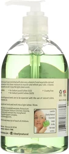 Clearly Natural Glycerin Liquid Hand Soap Tea Tree 355ml (12 Fl Oz) | Gentle Cleansing with Aloe Vera & Vitamin E thumbnail 2